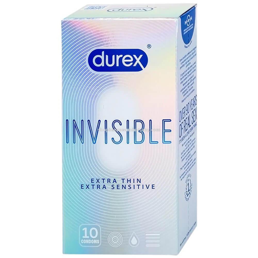 Bao cao su Durex Invisible Extra Thin Extra Sensitive